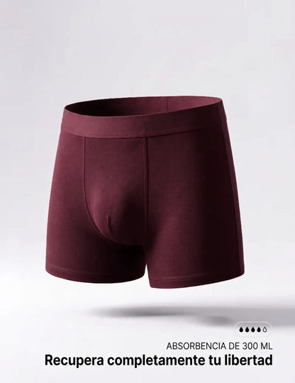 Bóxer Antifiltraciones para Incontinencia Masculina - Absorción Ultra Pack 4x1