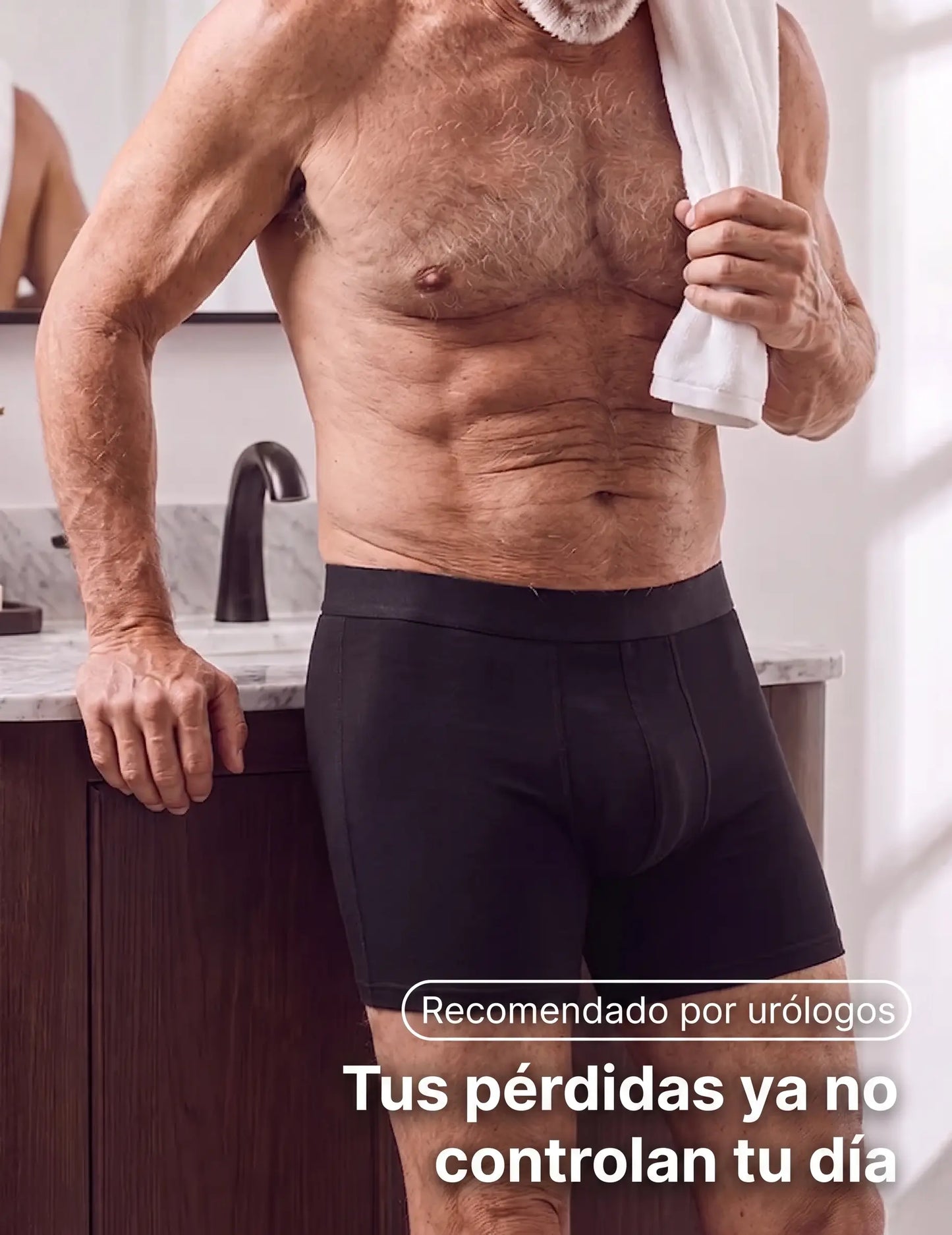 Bóxer Antifiltraciones para Incontinencia Masculina - Absorción Ultra Pack 4x1