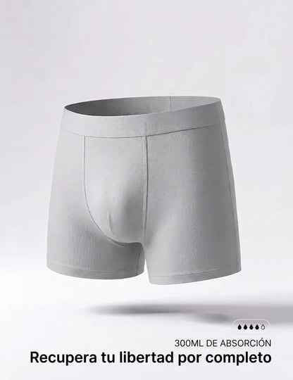 Bóxer Antifiltraciones para Incontinencia Masculina - Absorción Ultra Pack 4x1